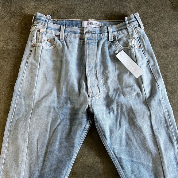 EB Denim Blue Straight Leg Jeans - Picture 5 of 9